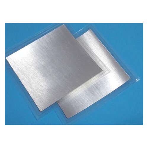 Indium Sheet Indium Foil Size: 200mm*200mm*0.1mm, Laser Cooling Coating Sealing Material