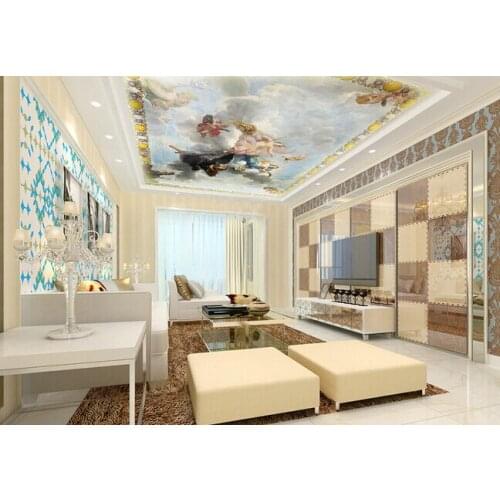 Custom luxury 3D Wallpaper, angel oil painting used in the living room bedroom TV ceiling wall waterproof papel de parede