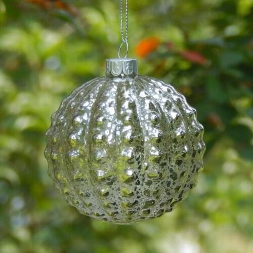 Christmas tree decorations, broken silver balls, gifts