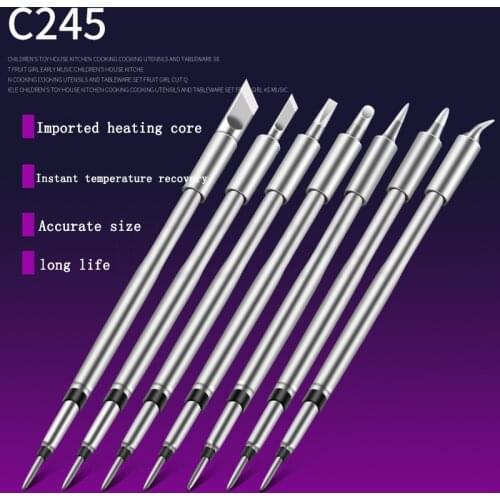 Universal JBC C245 Soldering Iron Tip T245A Handle Welding Nozzle Grip Compatible With JBC T245 And Sugon T245 Soldering Statio
