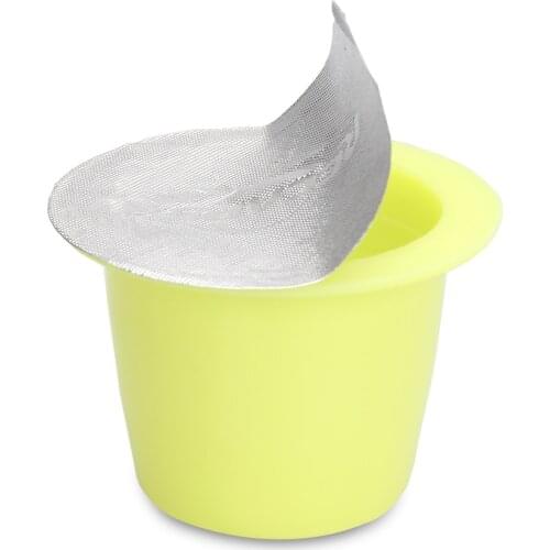 Recaps Disposable Empty Coffee Capsule Pod Fillable Espresso Coffee or Tea for Nespresso Machines Maker Green Color