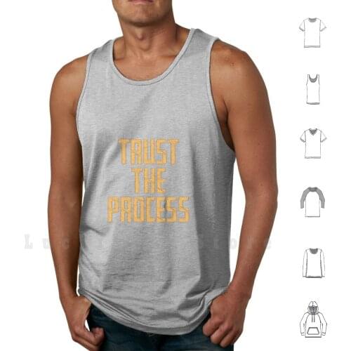 Trust The Process Tank Tops Vest Sleeveless Trust The Process Fitness Inspirational Quote Gym Workout Trust Process Gains