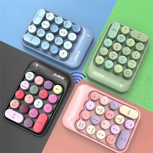 AK18 2.4G Mini 18 Keys Wireless Number Numeric Keypad Digital Keyboard Computer PC External USB Receiver