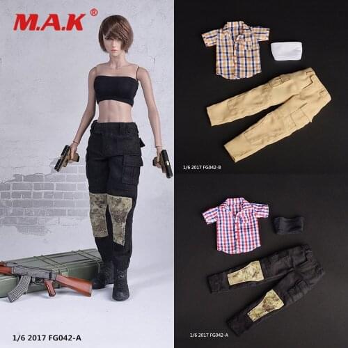 1/6 Female Figure Clothes White Collar Purple Tube Top Swimsuit pantyhose Sleeves Clothes Set For 12 '' Woman Action Figure Body