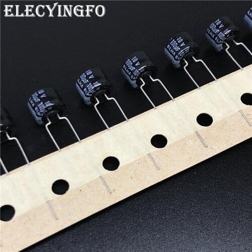 10pcs 100uF 10V100uf ELNA R3F Series 8x5mm High Quality Original 10V100uF Aluminum Electrolytic capacitor