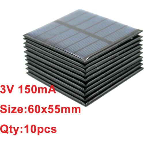 3V 150mA Solar cells Epoxy Polycrystalline Silicon DIY Battery Power Charger Module small solar Panels toy