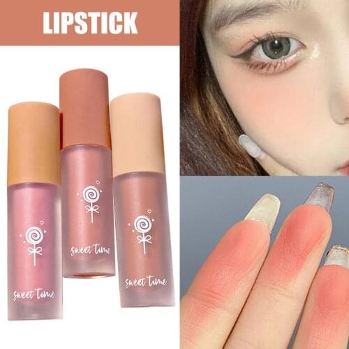2021 Waterproof Non-Stick Lipstick Vivid Color Silky Lip Easy to Color Gift for Women Girlfriend