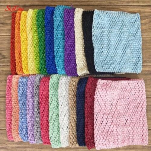 6/9 inch Kids Wrapped Chest bustier Tulle Crochet Tutu Top Chest Wrap Tube DIY Sewing Skirt Accessories Handmade Knit Fabric 5z