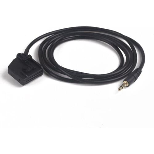AUX Input Adapter Cable 3.5mm Jack MP3 for Benz Mercedes CLK SL SLK w168 w202 w203 w208 w209 w211 w461 w463 w164 R170