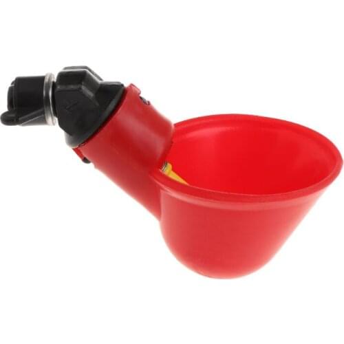 M17D Automatic Chicken Waterer Parrot Drinking Bowl Water Feeder Poultry Drinking Cup For Birds