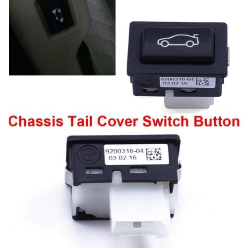 Car Styling Plastic Chassis Tail Cover Switch Button Fit For BMW 5-series 10-2017 520 525 528 530 7 series 09-2016 730 735 740