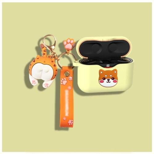 For Sony WF-1000XM3 TWS Wireless Bluetooth Earphone Case Charging box Cartoon soft Protect Cover WF1000XM3 /wf1000xm