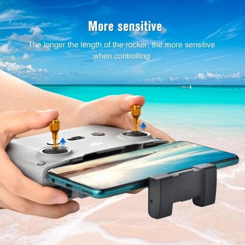 Mavic Air 2 Drone Joystick for DJI Mini 2 Stick 2PCS Adjustable Miavic Mini Remote Control Extension Lever Thumb Rocker Rod