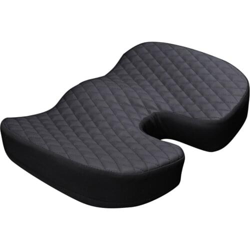 Easy Clean Memory Foam Pu Leather Car Seat Cushion For Hip,Tailbone Pain Office Chair Cushions Coccyx For Lada Vesta Y5 X20