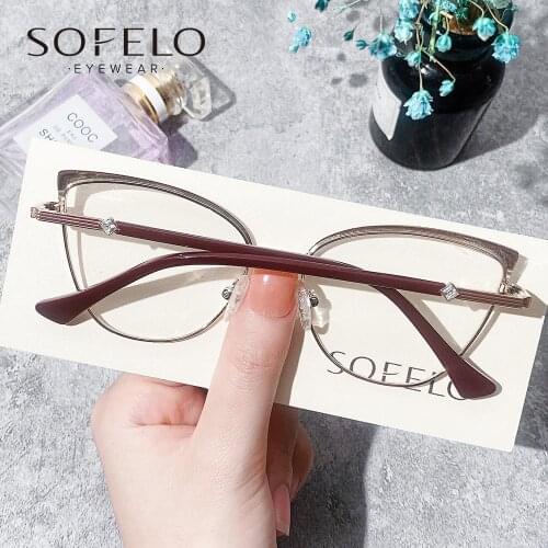 Fashion Prescription Eyeglasses Women Cat Eye Myopia Progressive Glasses Ladies Optical Multifocal Bifocal Spectacles Brand new