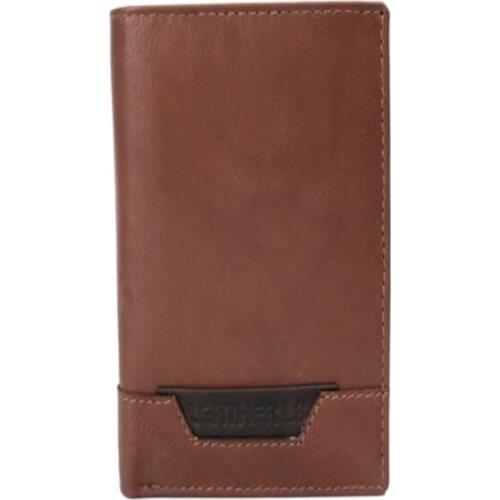 Mens wallet, book type, wallet, card holder, purse, cowhide