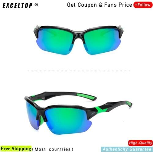 100% New Quality Polarizing Sunglasses Rider Glass Outdoor Discoloration UV Blocking Sunglasses Real Films Coating Flexibility