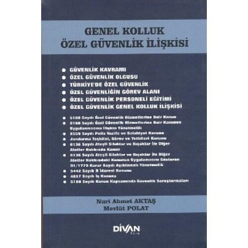 General Law Enforcement Security Relation Mevlüt Polat, Nuri John Aktas Divan Book (ENGLISH)