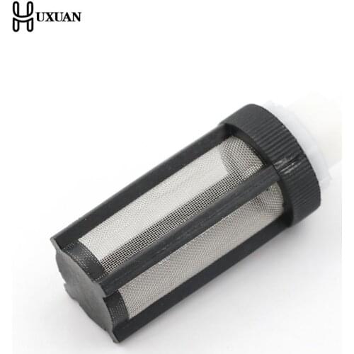 Plastic Straight Head Black Filter Water Pump Strainer for 8mm Tube Garden Tool