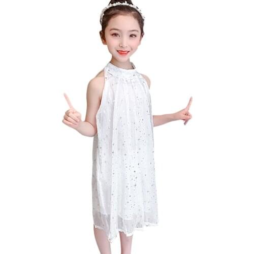 Dress For Girls Floral Pattern Girls Mesh Dresses Casual Style Party Dress Child Summer Clothes Girl 6 8 10 12 14