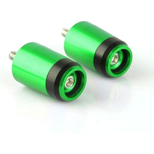 Handlebars Grips Plugs For Kawasaki EN650 ER-6f 6n KLE 650 KVF 650 750 Ninja650 Z650 KSV700 KVF700 KRF750 KRT750 ST700 ZR-7S