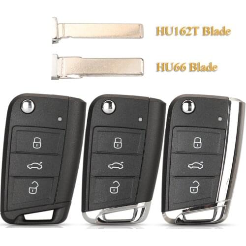 Kutery 3 Buttons Replacement Remote Car Key Shell Case Fob For VW Passat Golf 7 MK7 Skoda Seat Leon For Skoda Octavia