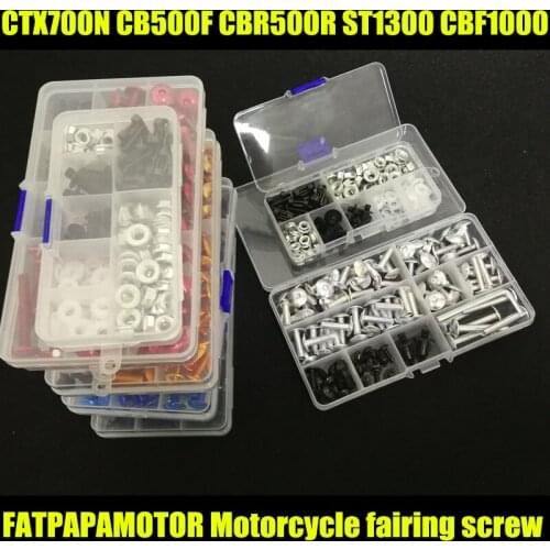 Universal Motorcycle Fairing Bolts Screw Moto Spring Bolts For HONDA CTX700N CB500F CBR500R ST1300 CBF1000 CB500 CBR500 R