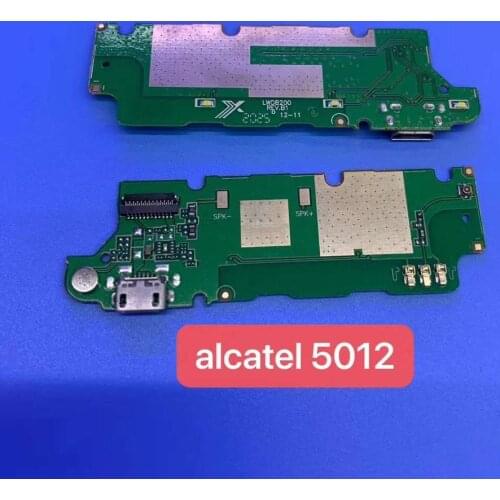USB Port Charger Dock Plug Connector Charging Board FLex Cable Mic Microphone Board For Alcatel 5012