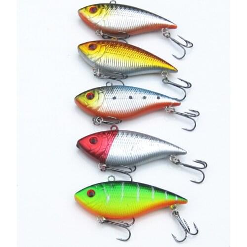 1PCS Fishing Sinking Lures Crankbait Minnow Hooks Baits Water vib lure fishing tackle fishing lure 7cm 10.5g