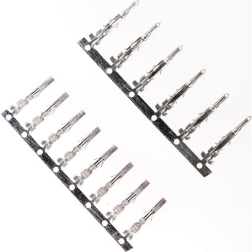 100pcs/lot Copper Crimp Terminal 5557 5559 Male Female Connector Terminal For ATX EPS PCIE 4.2mm Pitch Plug Terminals