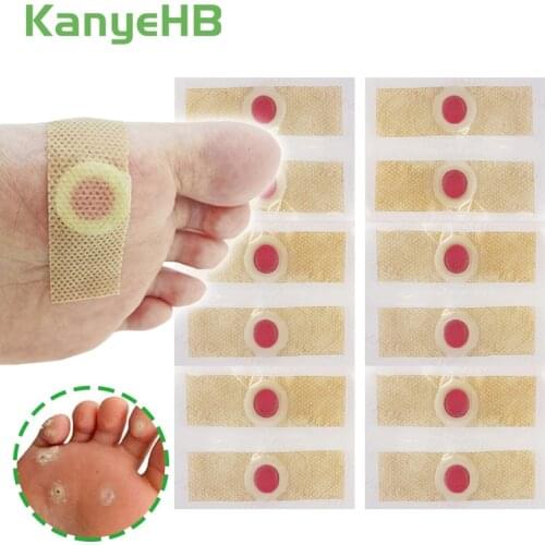12Pcs Foot Care Sticker Medical Patch Corn Removal Pads Warts Thorn Curative Patches Calluses Remove Callosity Detox A172
