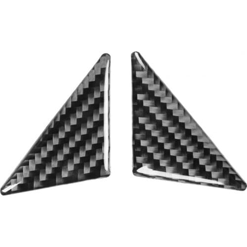 2 Pcs for Dodge Challenger 2015-up Trim Cover Strong Stickiness Adhesive Carbon Fiber Car Interior Trim Cover for Car