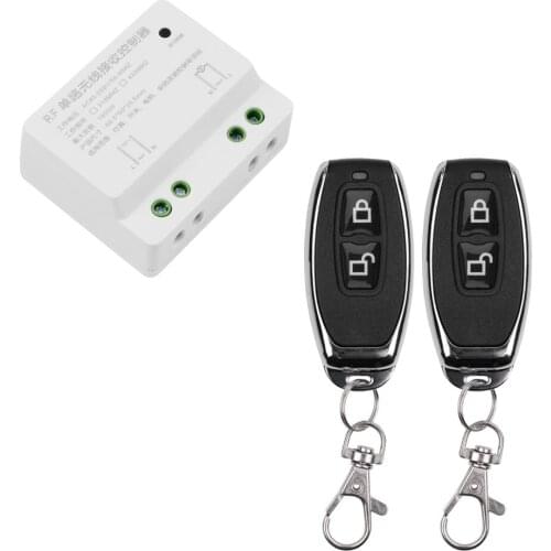 433Mhz 220V Universal Wireless Remote Control Switch AC 250V 110V RF Relay Receiver Module + RF 433Mhz Remote Controller