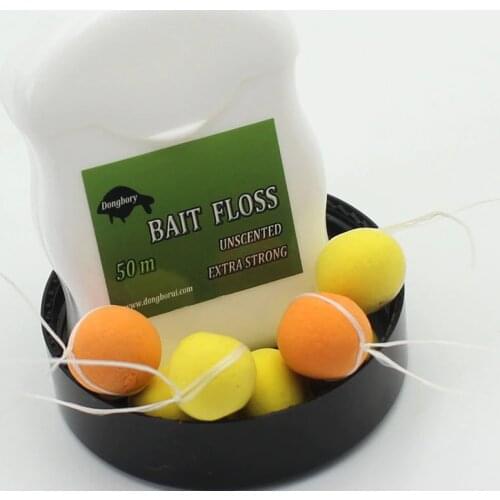 50M Carp Fishing Method Feeder Boilies Bait Floss Grips for Pop Up Boilies Holder Carp Fishing Tool Equipment Tackle Accessories