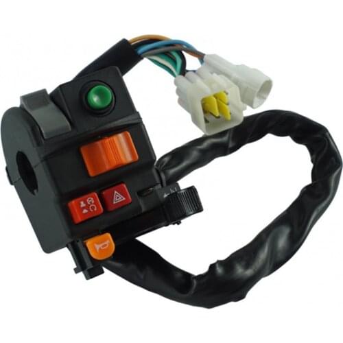 80% Dropshipping!! KG-054 Motorcycle Horn Turn Signal Handle Switch Handlebar Motorbike Accessories