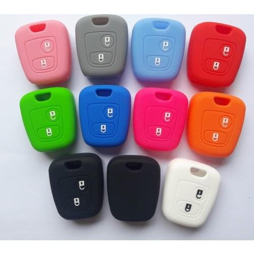 FOB Car Key Cover Silicon Case For Peugeot Partner Expert Boxer For Toyota aygo For Citroen C1 C2 C3 Saxo Xsara Picasso Berlingo
