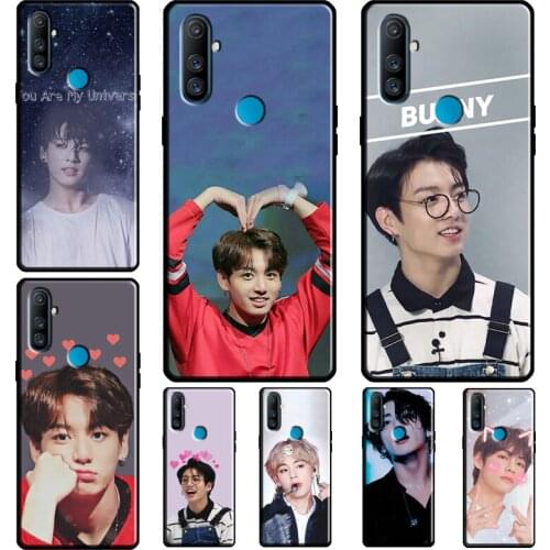 Jungkook Kpop Case For OnePlus 8T 7T Nord 9R 7 8 9 Pro Cover For Realme C3 C21 C15 6 8 Pro GT Neo Q3 7i