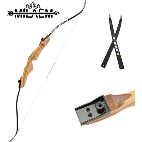62/66/68/70 inch Archery Wooden Recurve Bow 24-40 lbs Traditional Hunting Long Bow Adult Outdoor Shooting Hunting Accessories