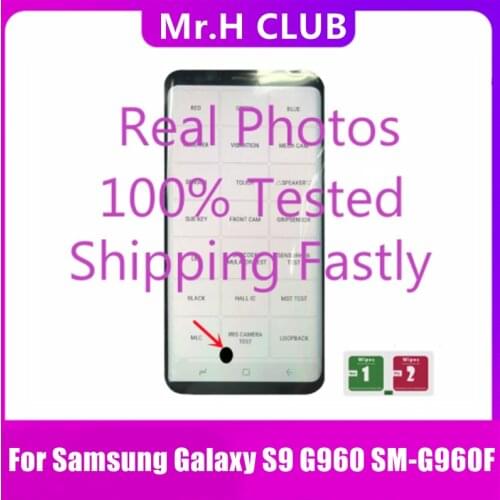 Points LCD For Samsung Galaxy S8 G950 G950F S8 PLUS G955F S9 LCD S10 Plus G975 G975F Display Touch Screen Replacement with Frame