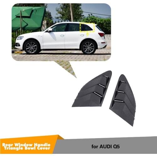 For Audi Q5 Q5L 2009-2018 Side Window fender Air intake Trims Vent Decoration Louvers Scoop Cover Vent