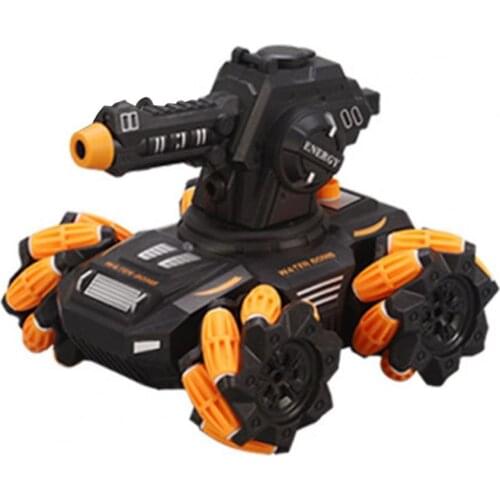 Remote Control Trucks Fort Rotates Kids Gift Green Waterbomb Armoured Vehicle Model for Boy