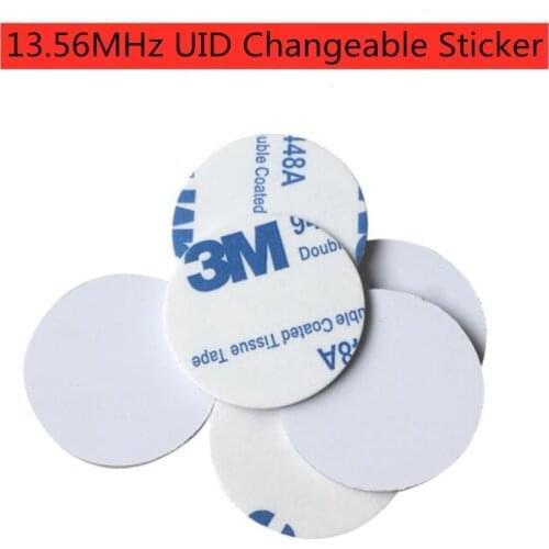 5/10pcs UID Tags Stickers Changeable Block 0 Writable 13.56Mhz RFID Access Cards Key Rewritable Duplicate Copy Clone