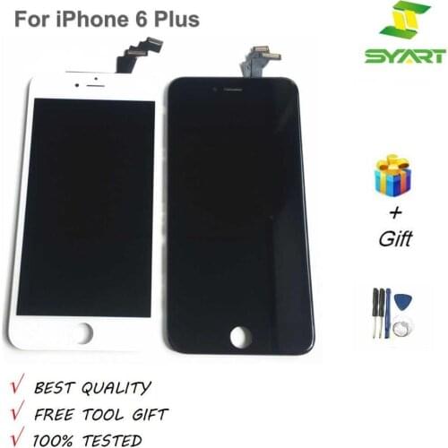 Grade AAA 100% Tested LCD Display For iphone6Plus 5.5'' LCD Display Touch Screen Digitizer Assembly For iphone 6 Plus LCDs