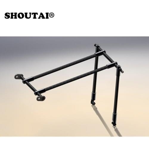 Lightweight Bike Cargo Racks Tailstock For Brompton BIcycle Carbon Fiber+/Titanium+Titanium Alloy Screw