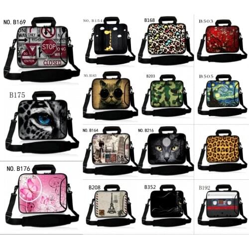 Waterproof Patten Canvas Laptop Shoulder Messenger Bag Case Sleeve for 12/ 13/14/15 Inch Laptop Bag and Tablet Bag