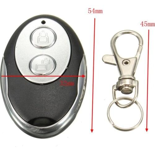 Wireless 4 Keys 433MHZ clone garage door remote control fixed code remote control