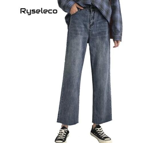 Женские прямые джинсы Ryseleco China At AliExpress