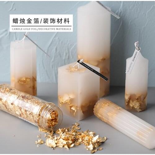 DIY Candle Soap Making Gold Foil DIY Handmade Material Soap Candle Decoration Gold Foil 2g