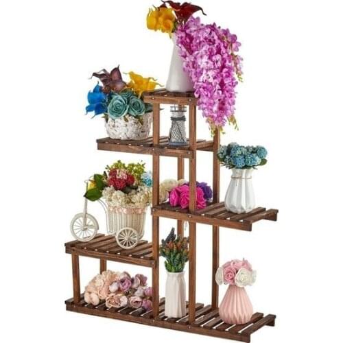 Modern Slim Line Multi-Purpose Wooden Ladder Model 5 Layer Flower bed coffe table table basse