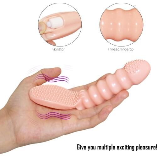 Finger Sleeve Vibrator G-spot Clitoris Stimulator vibrating egg Play Pleasure Chastity Sex Toys For Women sex shop